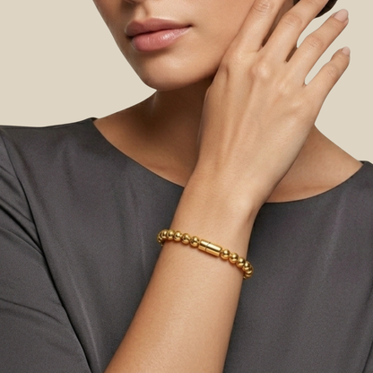 Tulip Gold Beaded Bracelet