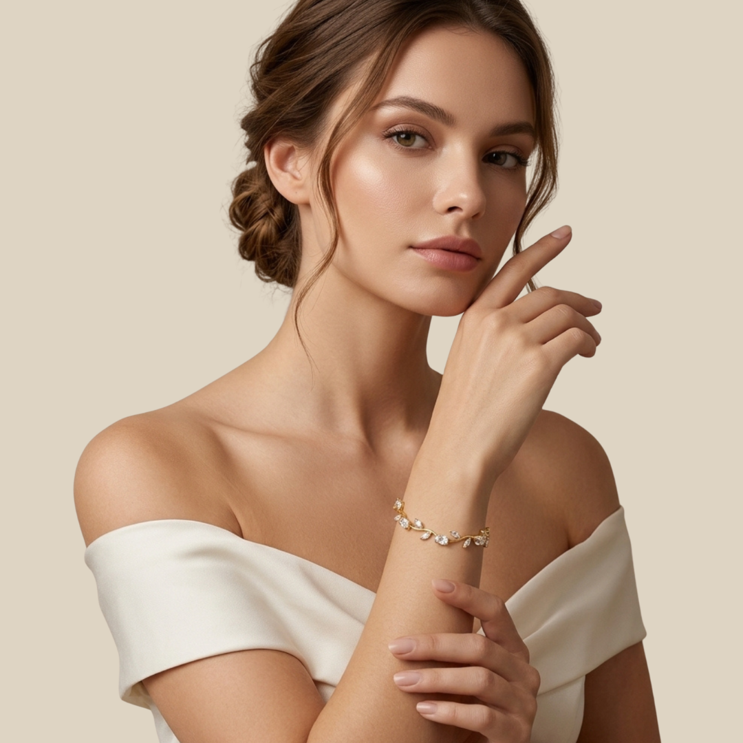 White Tulip Bracelet