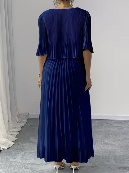 Effortless Style Plus Size Ruffle Dress for Elegant Occasions