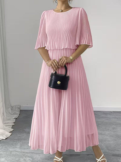 Effortless Style Plus Size Ruffle Dress for Elegant Occasions