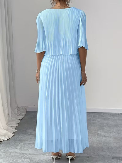 Effortless Style Plus Size Ruffle Dress for Elegant Occasions
