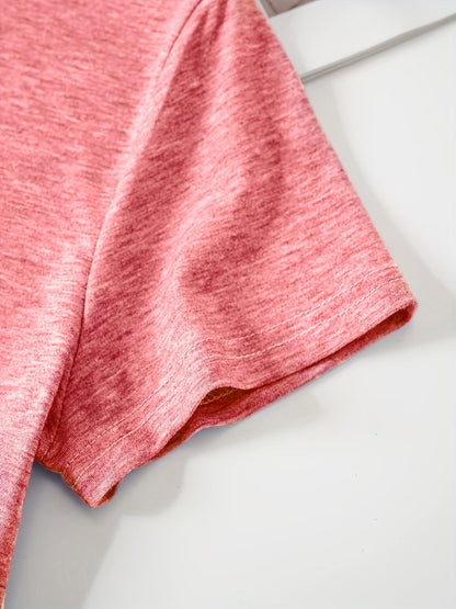 4PCS Women’s Vintage Valentine Print T-Shirts – Short Sleeve Round Neck Casual Tees