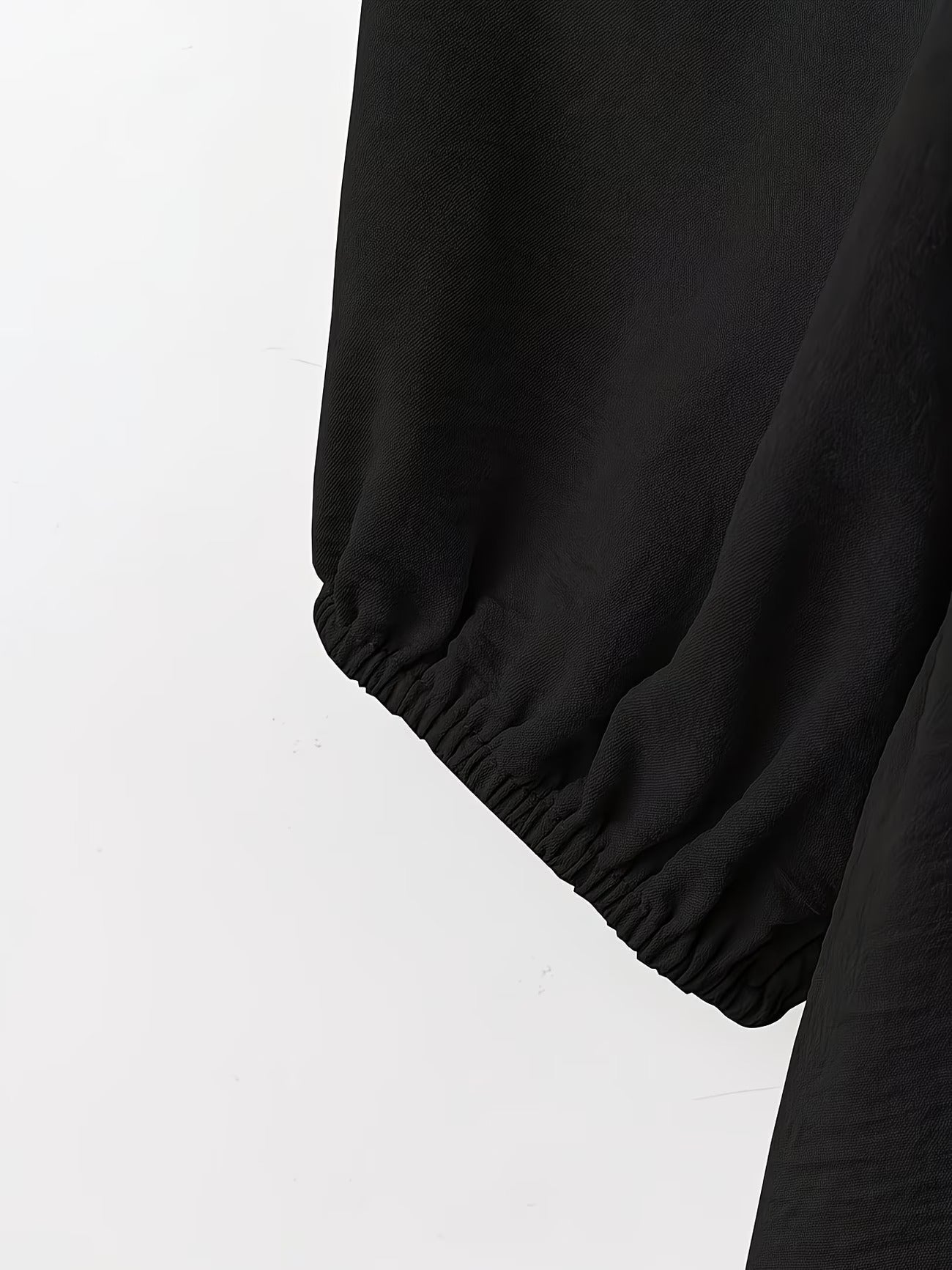 Curvy Chic Tie-Up Blouse & Wide-Leg Pants Co-Ord Set