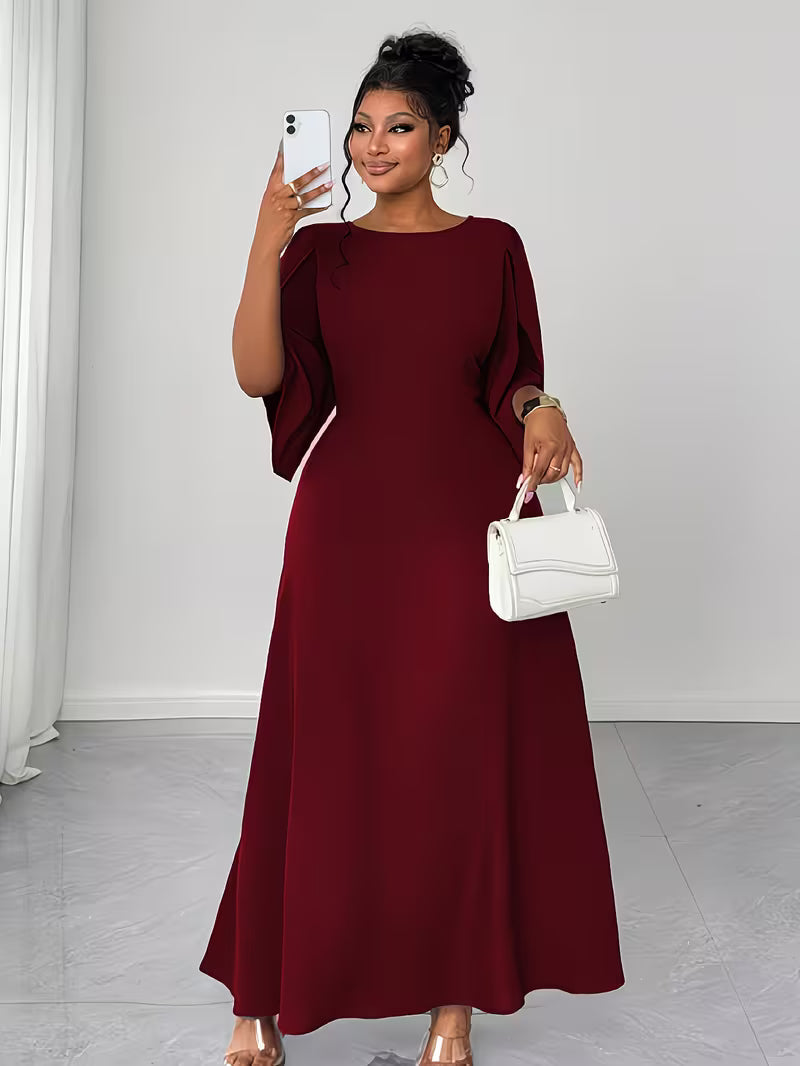 Elegant Plus Size Flared Dress for Women