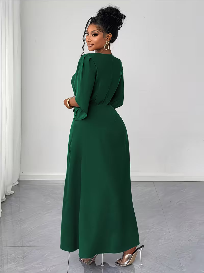 Elegant Plus Size Flared Dress for Women