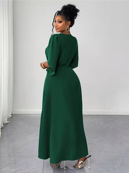 Elegant Plus Size Flared Dress for Women