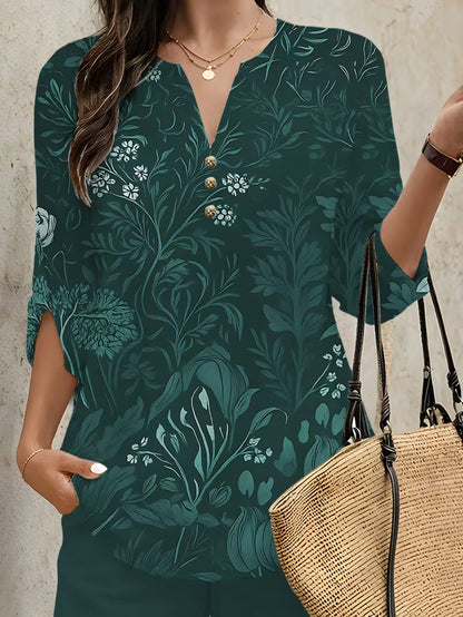 Premium Floral Two-Piece Set for Women