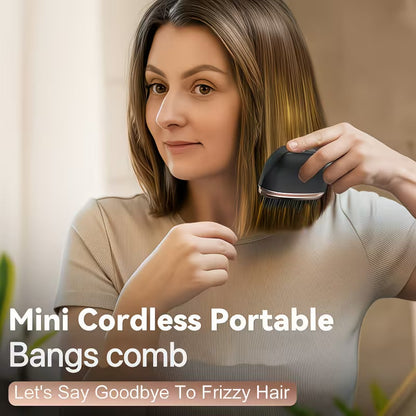 Mini Rechargeable Hair Straightener Comb