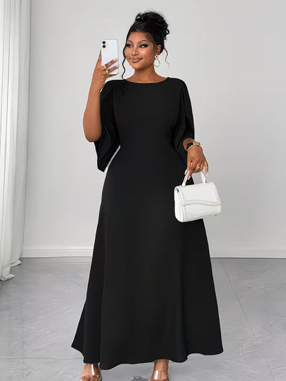Elegant Plus Size Flared Dress for Women