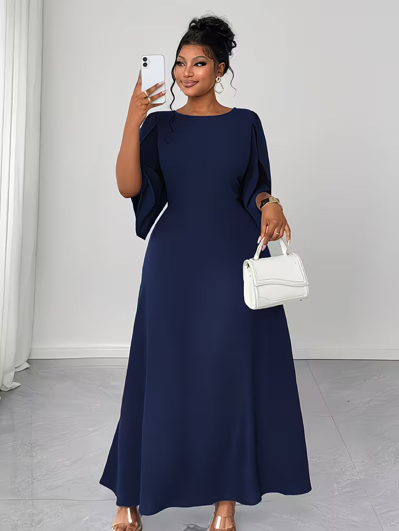 Elegant Plus Size Flared Dress for Women