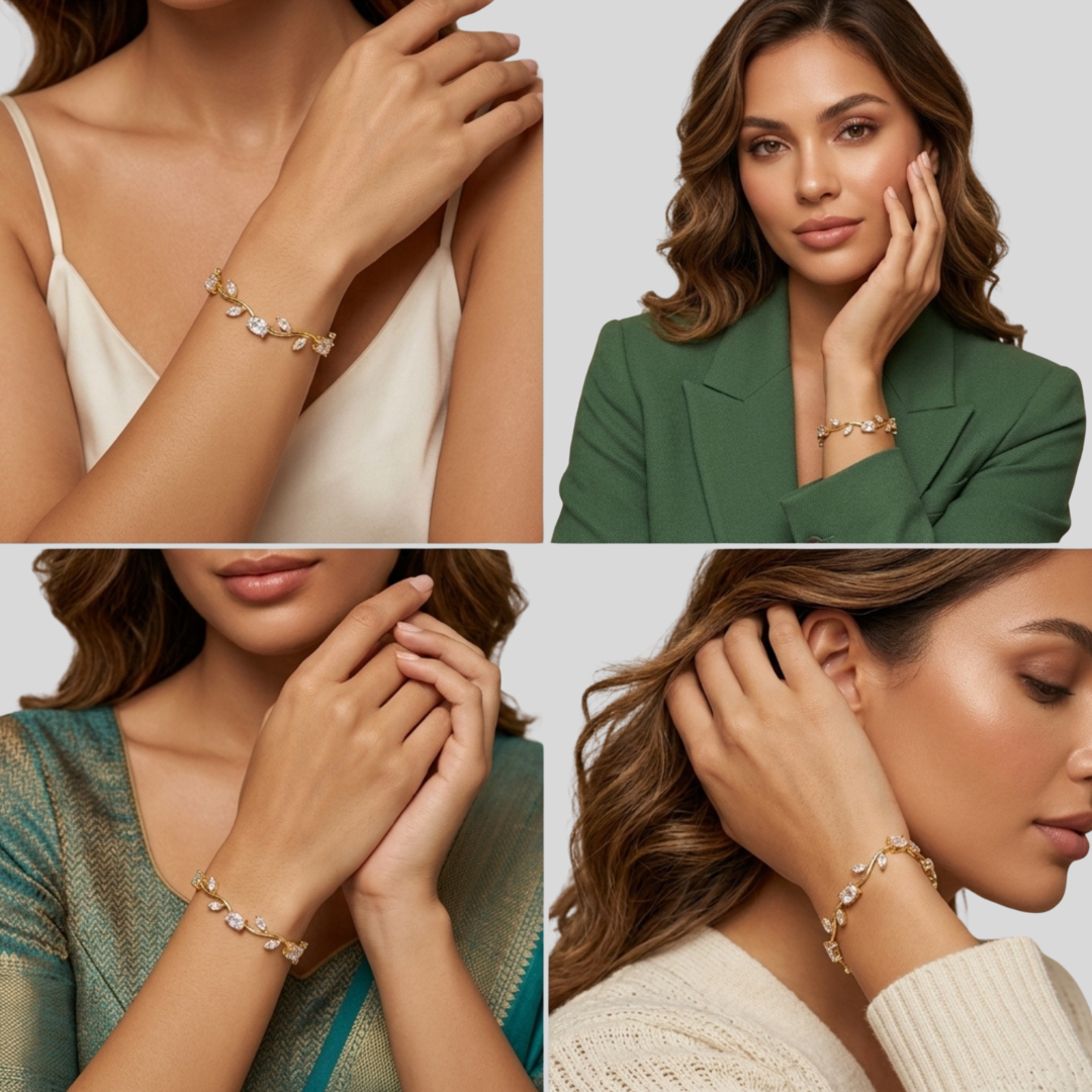 White Tulip Bracelet