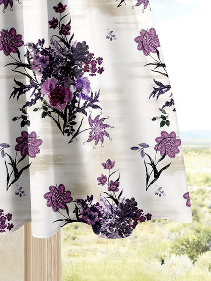 Boho Breeze Vintage Top & Printed Skirt Set
