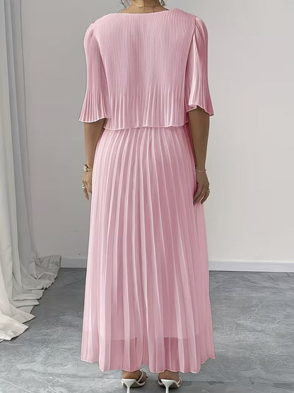 Effortless Style Plus Size Ruffle Dress for Elegant Occasions