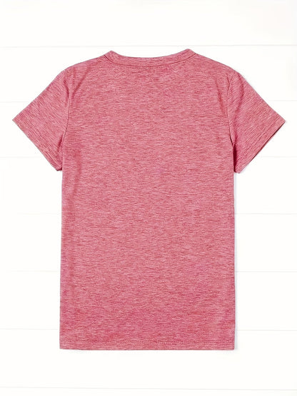 4PCS Women’s Vintage Valentine Print T-Shirts – Short Sleeve Round Neck Casual Tees
