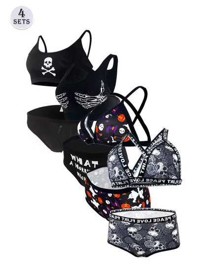 Luxury French Lace Lingerie Set (8PCS)