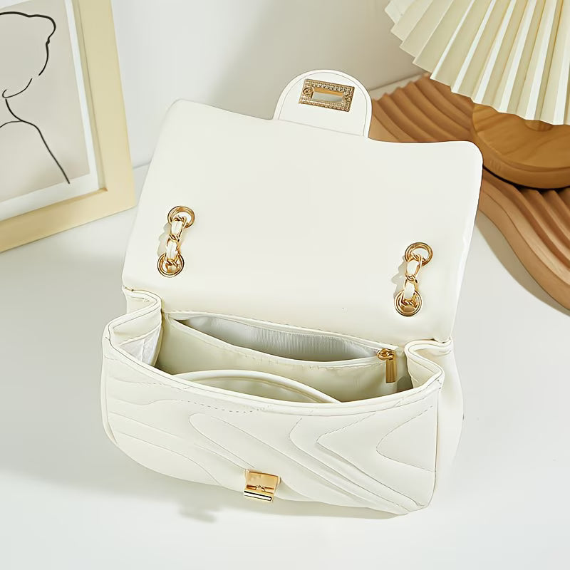 Mini Quilted Crossbody Flip Bag