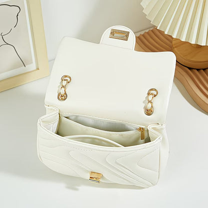 Mini Quilted Crossbody Flip Bag