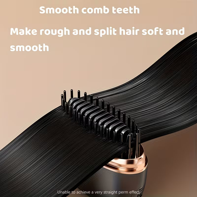 Mini Rechargeable Hair Straightener Comb