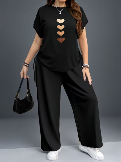 New Trend Co-Ord Set – Casual Tee & Printed Pants