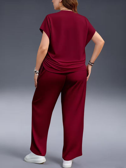 New Trend Co-Ord Set – Casual Tee & Printed Pants