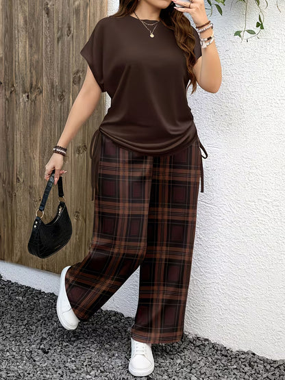 New Trend Co-Ord Set – Casual Tee & Printed Pants