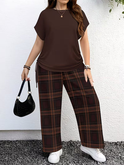 New Trend Co-Ord Set – Casual Tee & Printed Pants