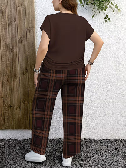 New Trend Co-Ord Set – Casual Tee & Printed Pants