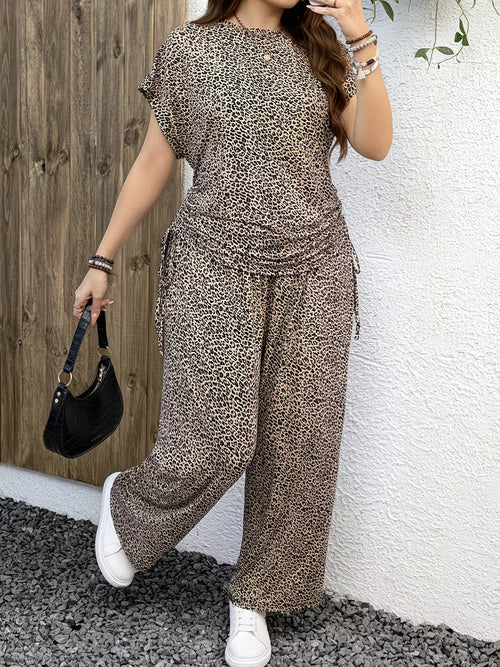 New Trend Co-Ord Set – Casual Tee & Printed Pants