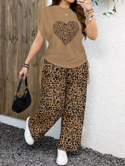 New Trend Co-Ord Set – Casual Tee & Printed Pants