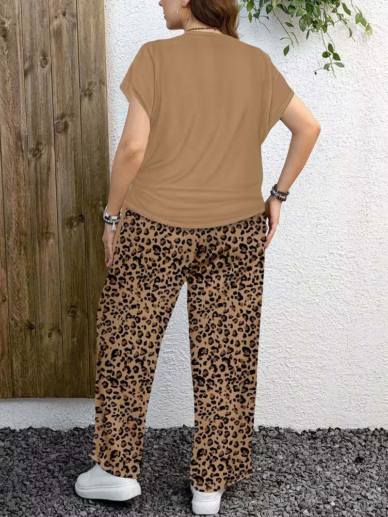 New Trend Co-Ord Set – Casual Tee & Printed Pants