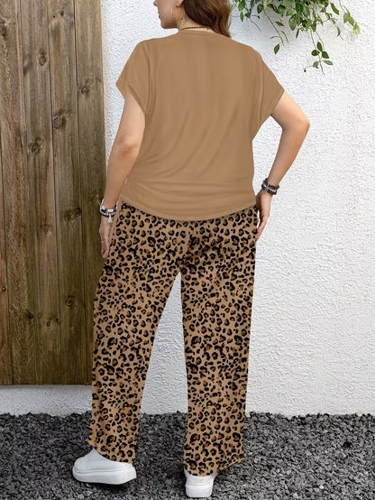 New Trend Co-Ord Set – Casual Tee & Printed Pants
