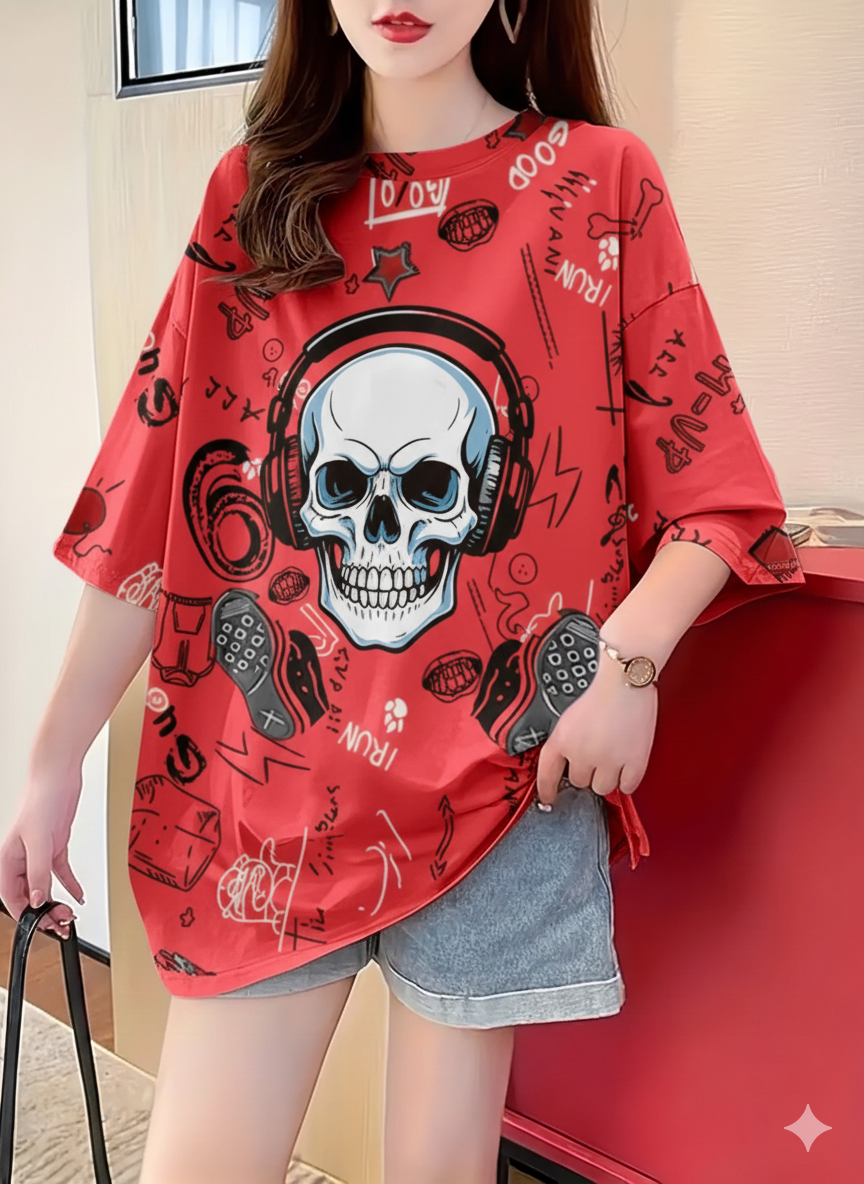 Pack of 3 Women’s Graphic Printed T-Shirts | Casual Stylish Cotton Tees