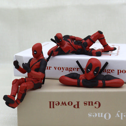 Buy 1 get 1 free Deadpool Mini Action Figures Set – Toys for Desk & Car Decor