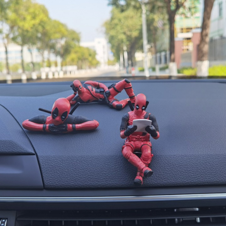 Buy 1 get 1 free Deadpool Mini Action Figures Set – Toys for Desk & Car Decor