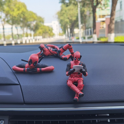 Buy 1 get 1 free Deadpool Mini Action Figures Set – Toys for Desk & Car Decor