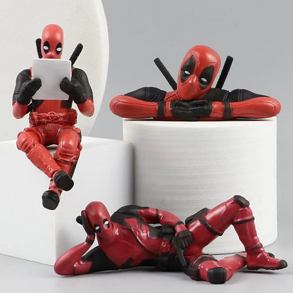 Buy 1 get 1 free Deadpool Mini Action Figures Set – Toys for Desk & Car Decor