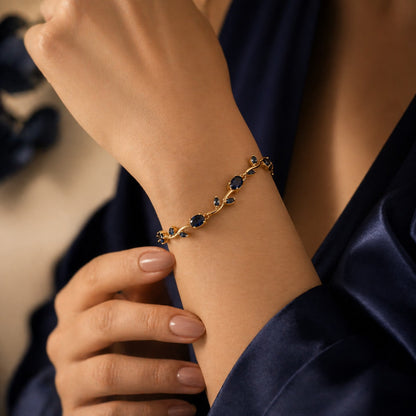 Blue Tulip Bracelet