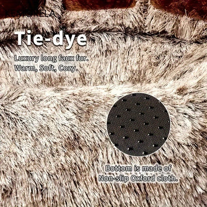 Bear Paw Plush Pet Bed – Soft Cozy Cat & Dog Bed with Non-Slip Bottom 🐾