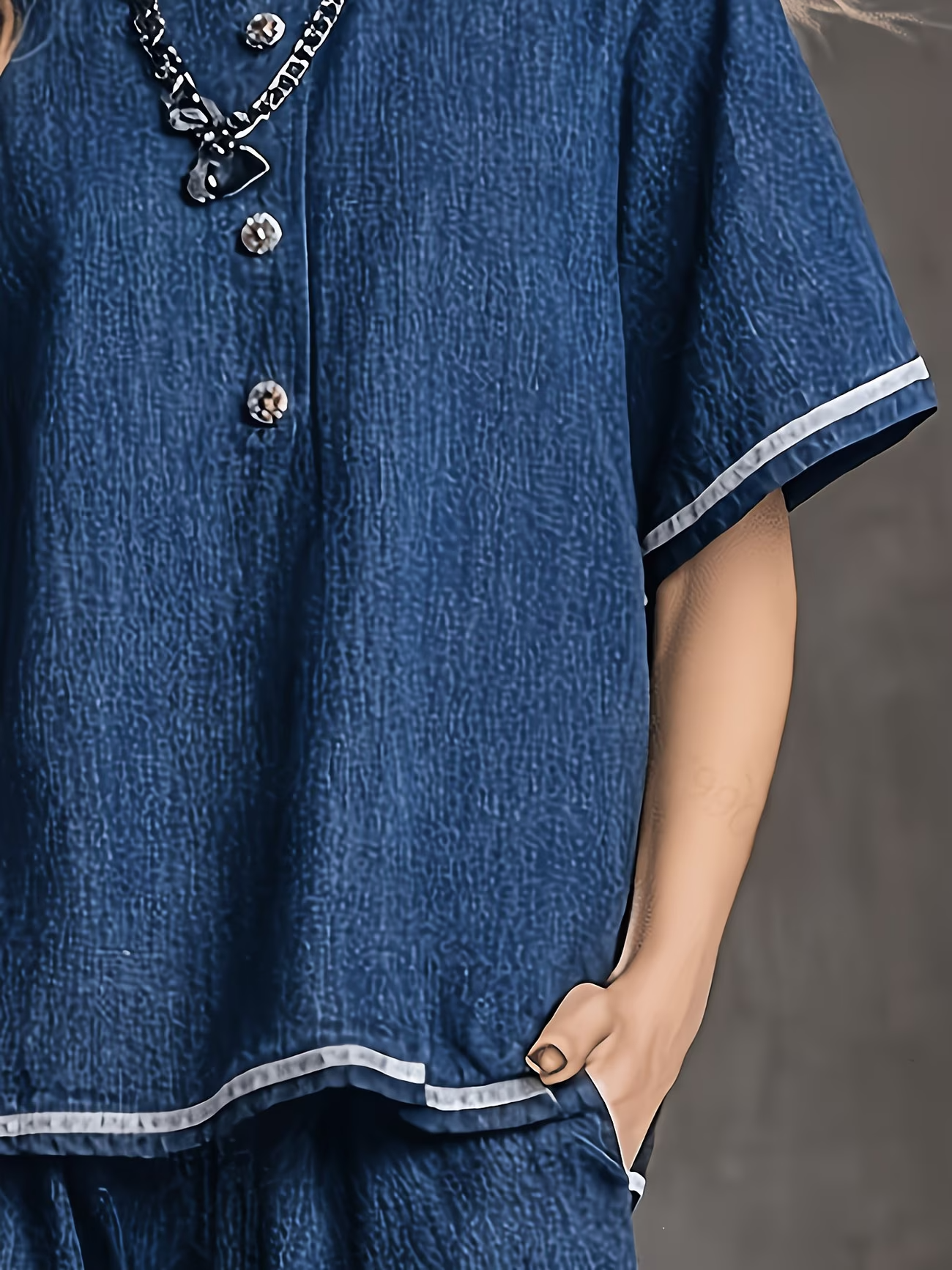 Urban Grace V-Neck Workwear Co-Ord