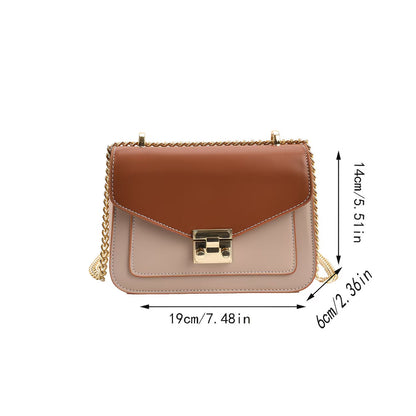 Mini Push Lock Square Chain Bag