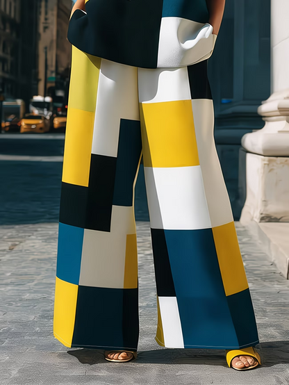 Urban Grace V-Neck Workwear Co-Ord