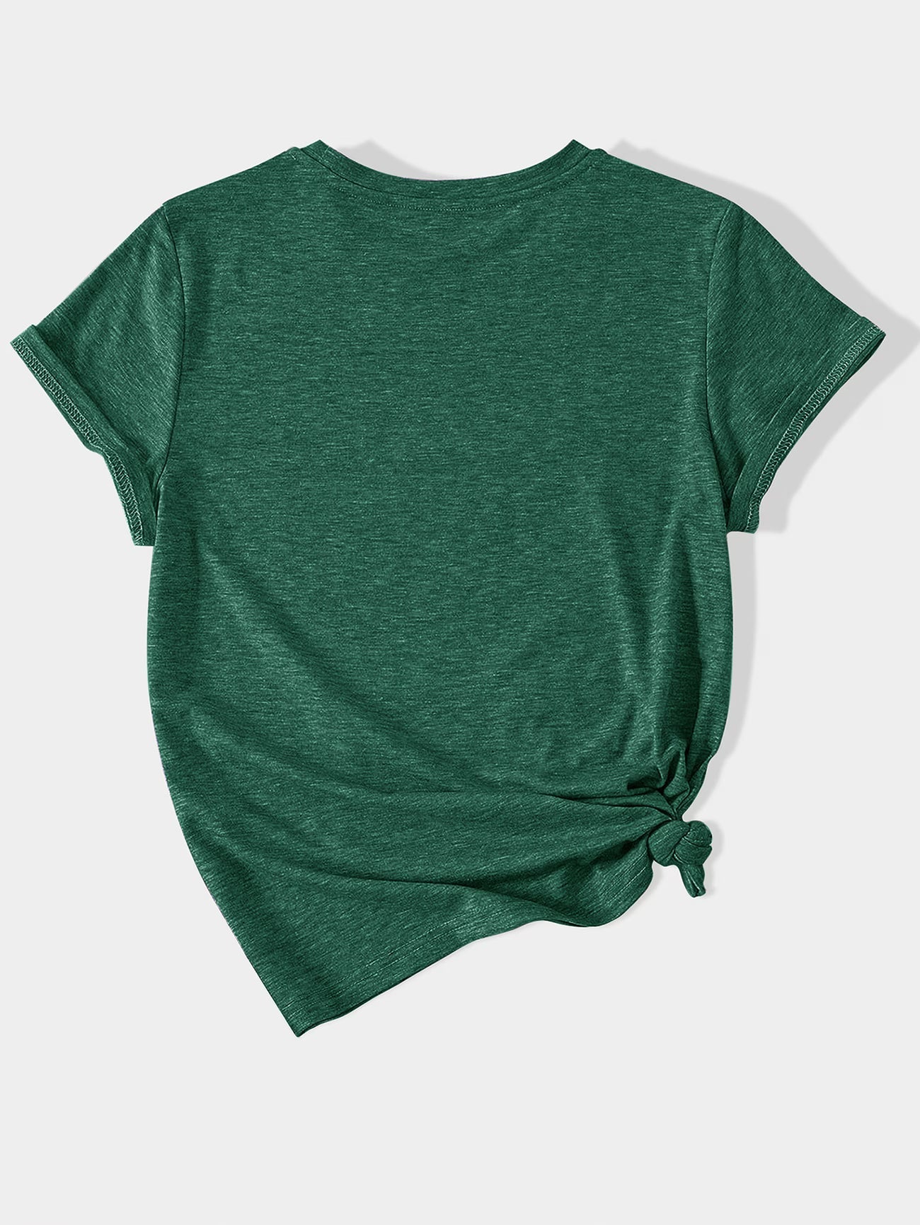 4PCS Women’s Vintage Valentine Print T-Shirts – Short Sleeve Round Neck Casual Tees