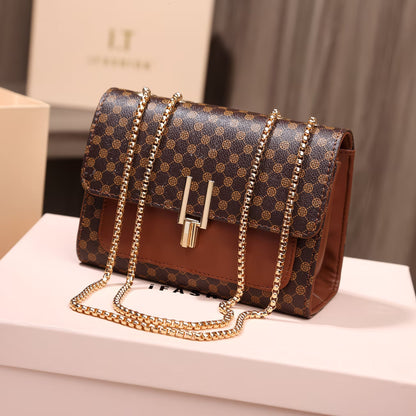 Polka Dot Chain Crossbody Bag