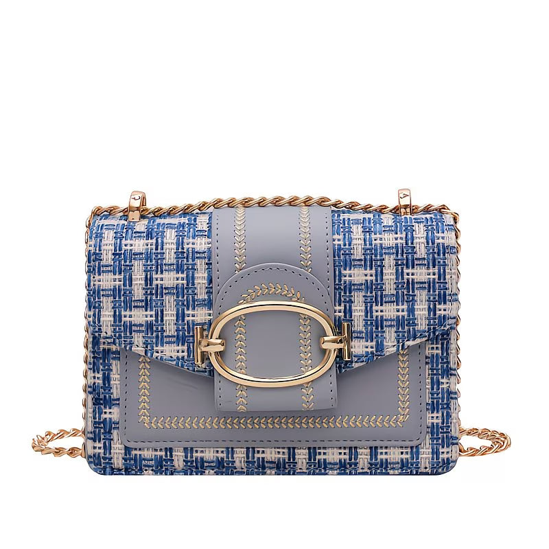 Trendy PU Leather Crossbody Bag – Lightweight Square Design with Spacious Interior