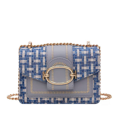 Trendy PU Leather Crossbody Bag – Lightweight Square Design with Spacious Interior