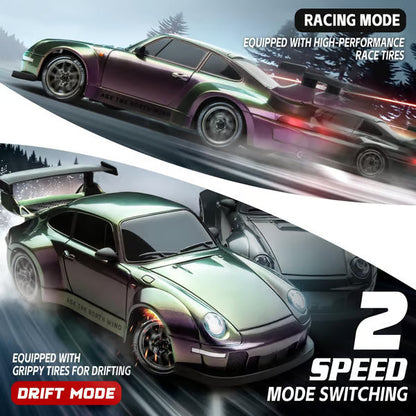 1:24 Scale 4WD RC Drift Car – 2.4GHz High-Speed 20KM/H Racing Car with LED Lights