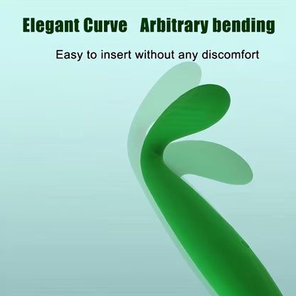 USB Rechargeable Curved Silicone Personal Massager – 10 Vibration Modes, Ergonomic Design, Waterproof & Portable