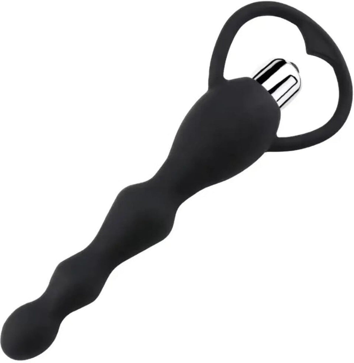 USB Rechargeable Silicone Vibrating Bead Massager – Multi-Speed Personal Wellness Device, Waterproof & Portable