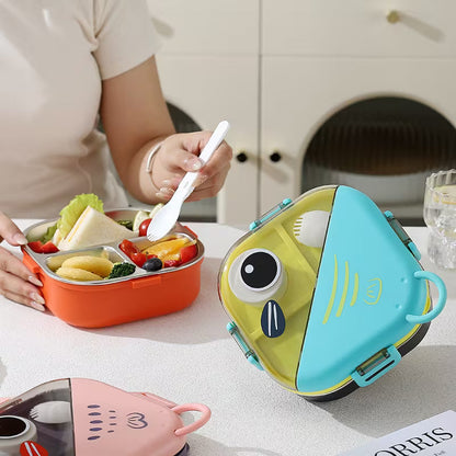Cute Bento Lunch Box with Sauce Container