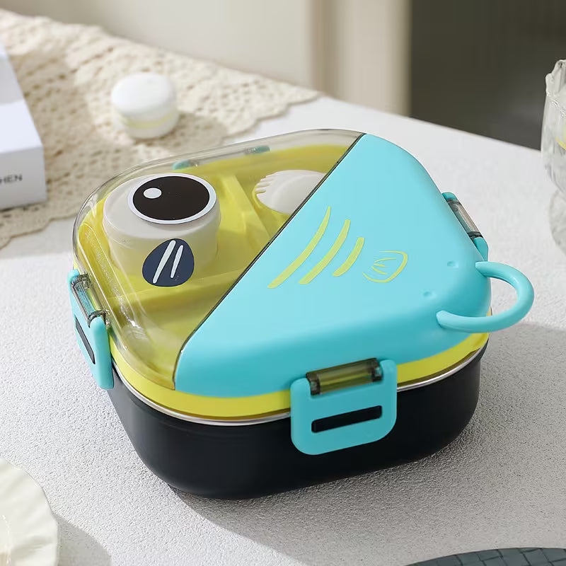 Cute Bento Lunch Box with Sauce Container